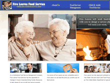 Tablet Screenshot of fiveloavesfoodservice.com